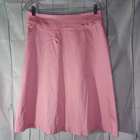 Christopher & Banks stretch pleated pink skirt - Picture 1 of 8